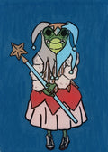 ACEO Magical Frog