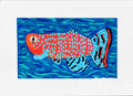 ACEO Original Acrylic Fish Painting
